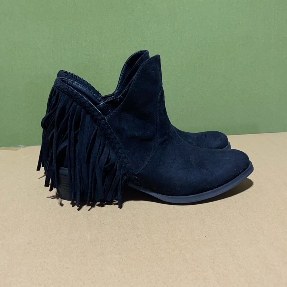 Not Rated Booties with fringe